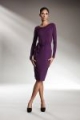 Zmysłowa i delikatna sukienka - fiolet - S14