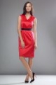 Sukienka podkreślająca talię - czerwony - S24