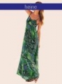 Szyfonowa suknia, zielona