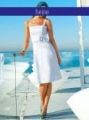 Elegancka sukienka, biała