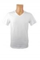 Tommy Hilfiger Gładki T-shirt biały w serek rozm. XXL