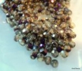 Jablonex kryształki round 3mm purple iris-topaz