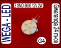 ŻARÓWKA G4 LED 6 SMD 5630 12V 200LM